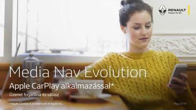 Renault Media Nav Evolution Apple CarPlay alkalmazással