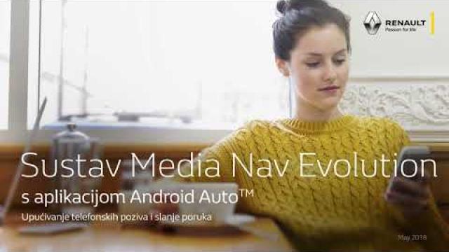 Sustav Renault Media Nav Evolution  s aplikacijom Android Auto